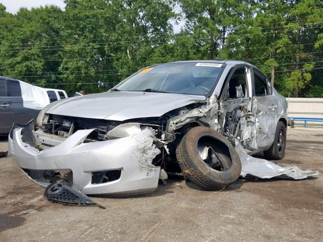 JM1BK12FX81854364 - 2008 MAZDA 3 I SILVER photo 2