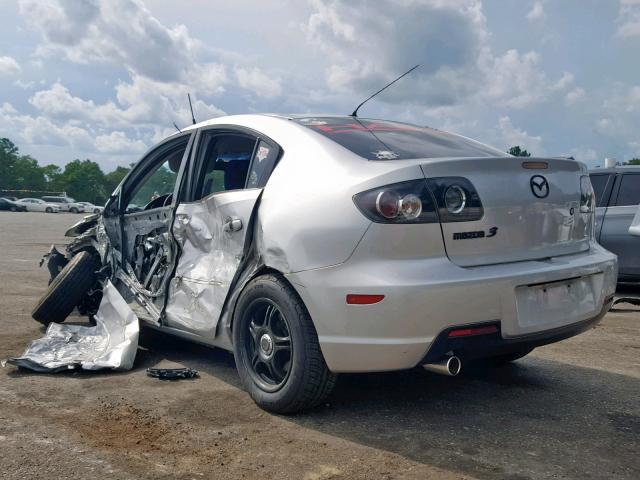 JM1BK12FX81854364 - 2008 MAZDA 3 I SILVER photo 3