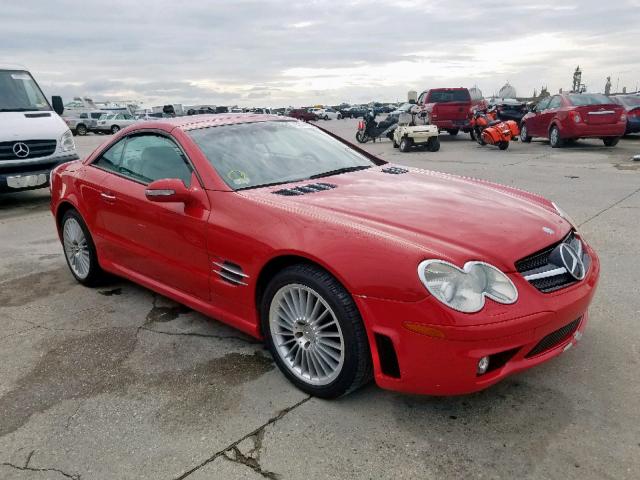 WDBSK75F03F035775 - 2003 MERCEDES-BENZ SL 500R RED photo 1