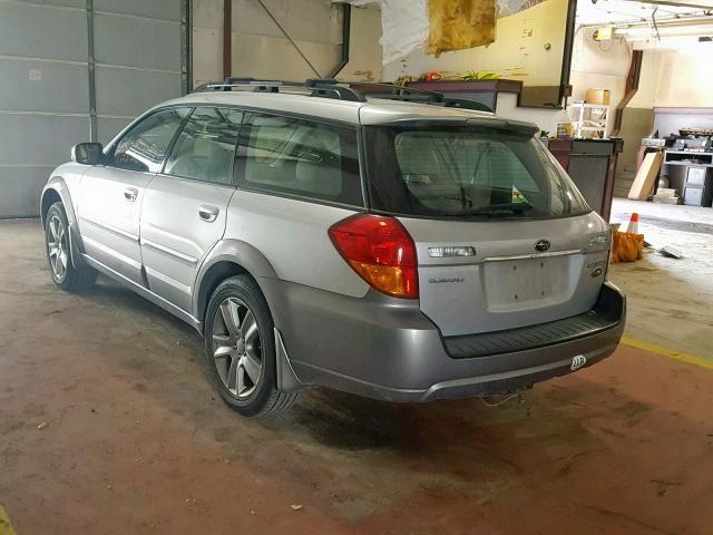 4S4BP86C364321483 - 2006 SUBARU LEGACY OUT SILVER photo 3