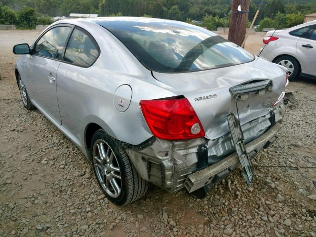 JTKDE167760068388 - 2006 TOYOTA SCION TC ვერცხლისფერი ფოტო 3