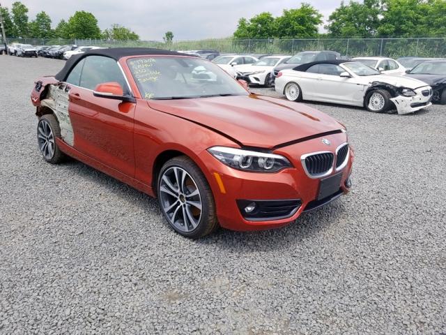 WBA2K1C52JVD40917 - 2018 BMW 230XI ORANGE photo 1