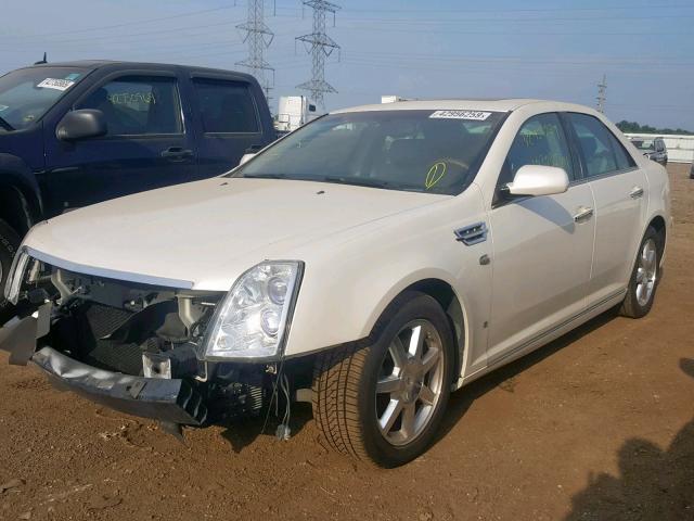 1G6DZ67A480203903 - 2008 CADILLAC STS WHITE photo 2