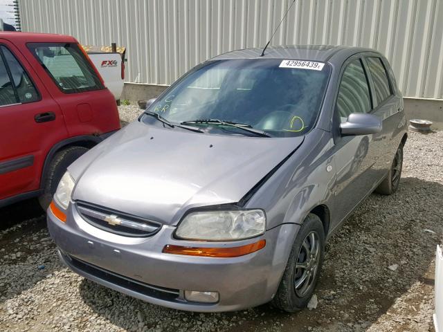 KL1TG65697B714479 - 2007 CHEVROLET AVEO LT GRAY photo 9