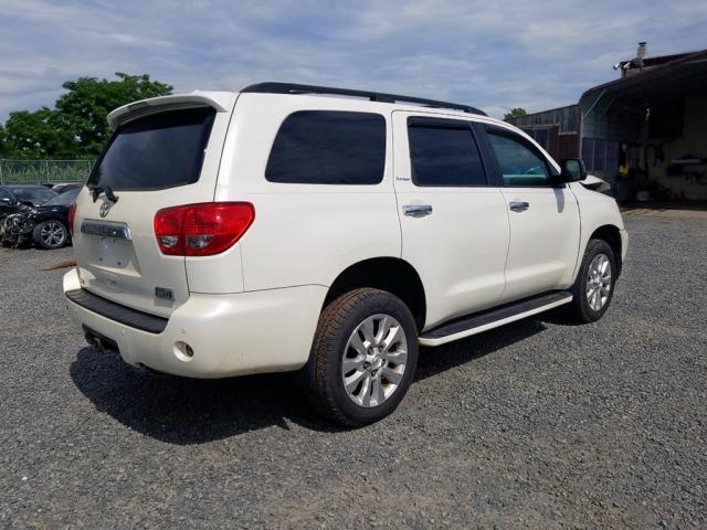 5TDDY5G18DS090524 - 2013 TOYOTA SEQUOIA PL WHITE photo 4