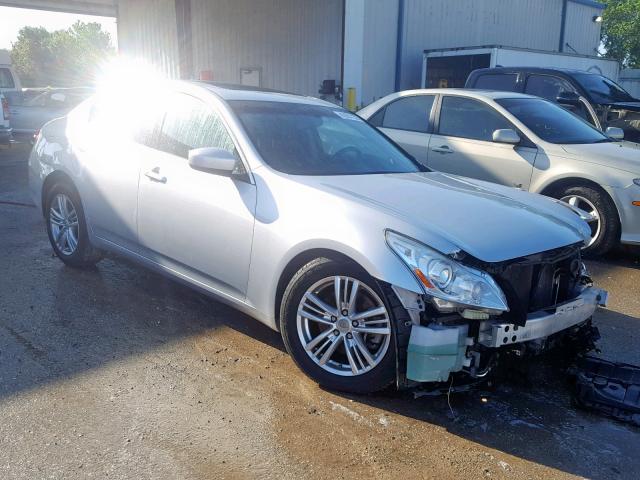 JN1CV6AP7DM725688 - 2013 INFINITI G37 BASE SILVER photo 1