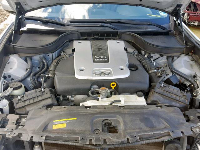 JN1CV6AP7DM725688 - 2013 INFINITI G37 BASE SILVER photo 7