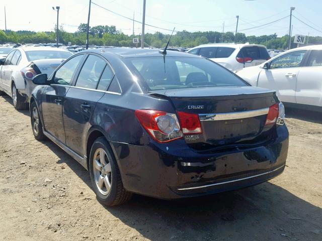 1G1PF5S9XB7275948 - 2011 CHEVROLET CRUZE LT BLACK photo 3