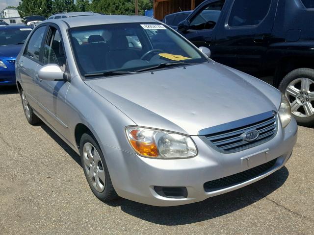 KNAFE121385500656 - 2008 KIA SPECTRA EX SILVER photo 1