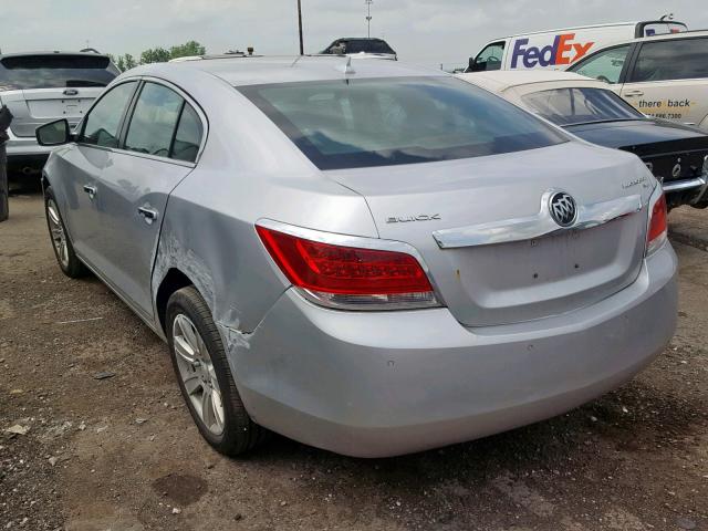 1G4GC5ED5BF238730 - 2011 BUICK LACROSSE C SILVER photo 3