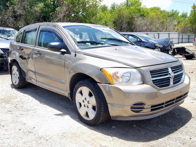 1B3HB48B77D173481 - 2007 DODGE CALIBER SX GOLD photo 1