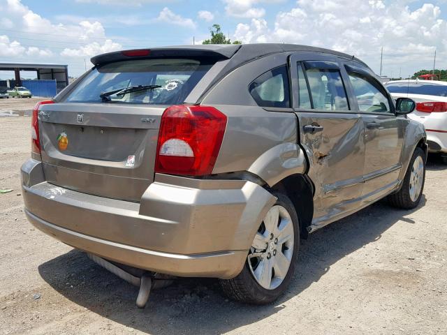 1B3HB48B77D173481 - 2007 DODGE CALIBER SX GOLD photo 4