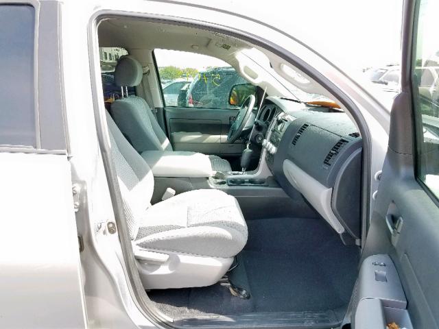 5TFEM5F16CX051487 - 2012 TOYOTA TUNDRA CRE SILVER photo 5