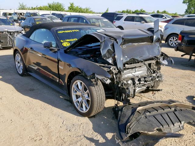 1FATP8FF9F5386227 - 2015 FORD MUSTANG GT BLACK photo 1