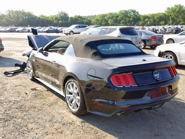 1FATP8FF9F5386227 - 2015 FORD MUSTANG GT BLACK photo 3