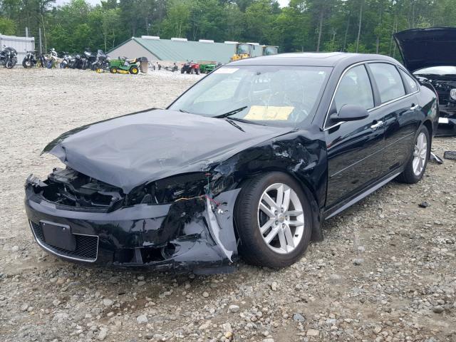 2G1WC5E3XC1132122 - 2012 CHEVROLET IMPALA LTZ BLACK photo 2