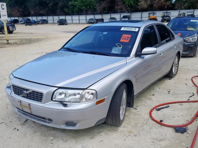 YV1TH592461440338 - 2006 VOLVO S80 2.5T SILVER photo 2