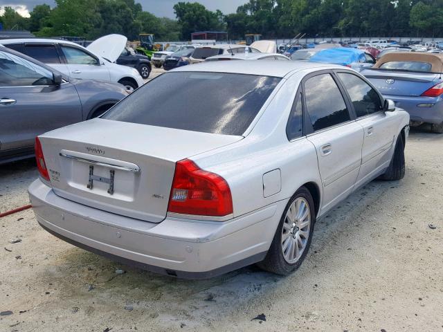 YV1TH592461440338 - 2006 VOLVO S80 2.5T SILVER photo 4