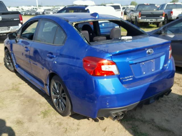 JF1VA1B62H9834780 - 2017 SUBARU WRX BLUE photo 3