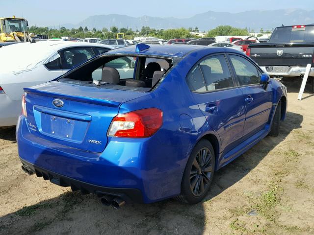 JF1VA1B62H9834780 - 2017 SUBARU WRX BLUE photo 4