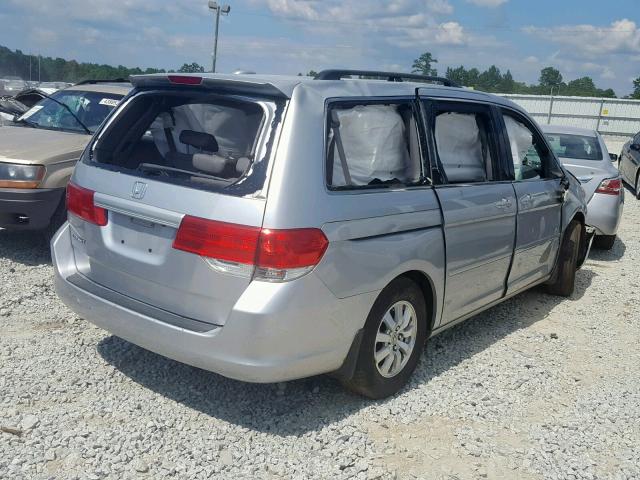 5FNRL3H73AB029822 - 2010 HONDA ODYSSEY EX SILVER photo 4