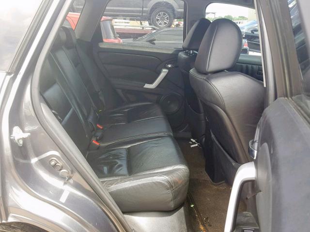 5J8TB18539A007028 - 2009 ACURA RDX TECHNO GRAY photo 6