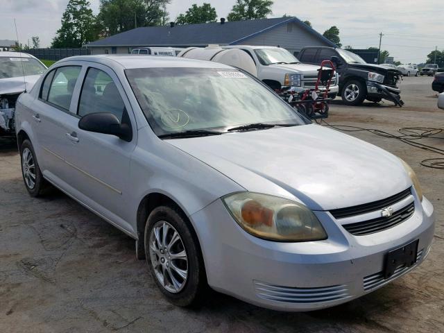 1G1AK52F957515874 - 2005 CHEVROLET COBALT SILVER photo 1