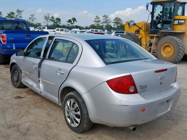 1G1AK52F957515874 - 2005 CHEVROLET COBALT SILVER photo 3