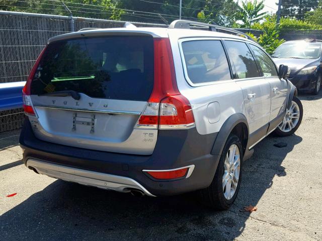 YV4612NM1G1237788 - 2016 VOLVO XC70 T5 SILVER photo 4