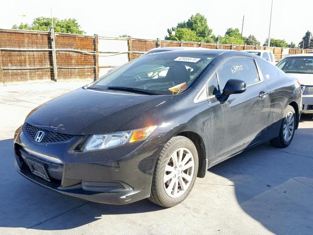 2HGFG3B05CH517591 - 2012 HONDA CIVIC EXL 黑色 照片 2