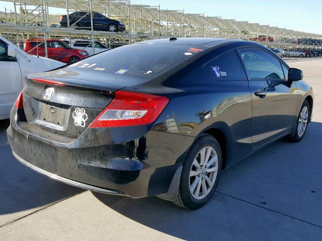 2HGFG3B05CH517591 - 2012 HONDA CIVIC EXL 黑色 照片 4