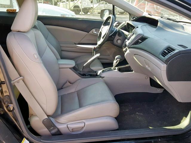 2HGFG3B05CH517591 - 2012 HONDA CIVIC EXL 黑色 照片 5