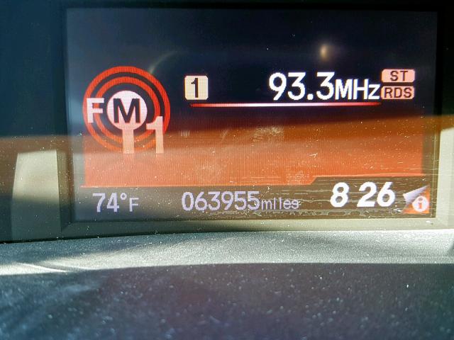 2HGFG3B05CH517591 - 2012 HONDA CIVIC EXL 黑色 照片 8