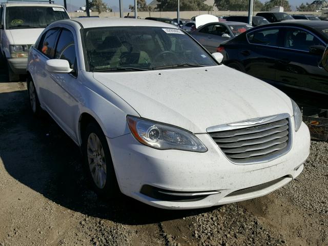 1C3CCBAB1CN134608 - 2012 CHRYSLER 200 LX WHITE photo 1