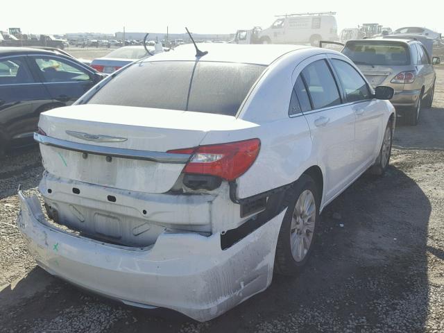 1C3CCBAB1CN134608 - 2012 CHRYSLER 200 LX WHITE photo 4