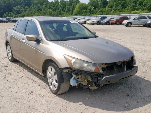 JHMCP26848C064374 - 2008 HONDA ACCORD EXL TAN photo 1