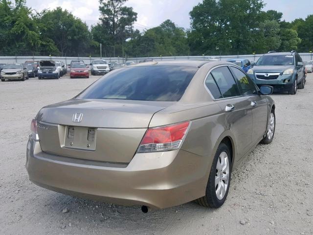 JHMCP26848C064374 - 2008 HONDA ACCORD EXL TAN photo 4