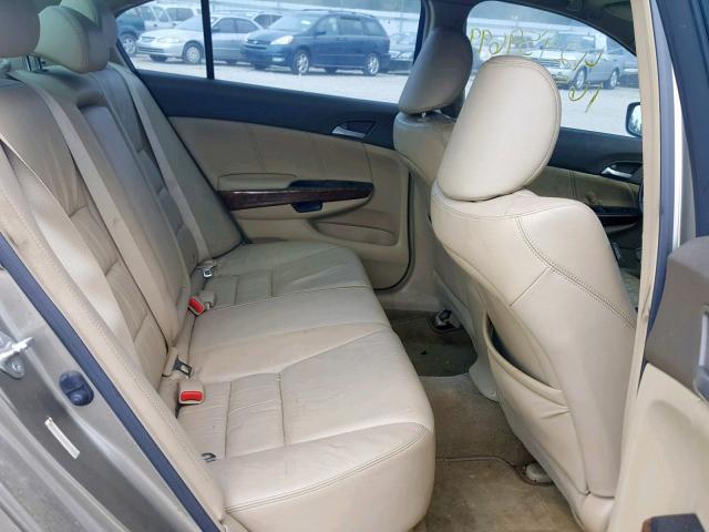 JHMCP26848C064374 - 2008 HONDA ACCORD EXL TAN photo 6