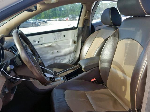 1G1ZE5E74AF131712 - 2010 CHEVROLET MALIBU LTZ თეთრი ფოტო 5
