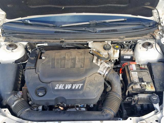 1G1ZE5E74AF131712 - 2010 CHEVROLET MALIBU LTZ თეთრი ფოტო 7