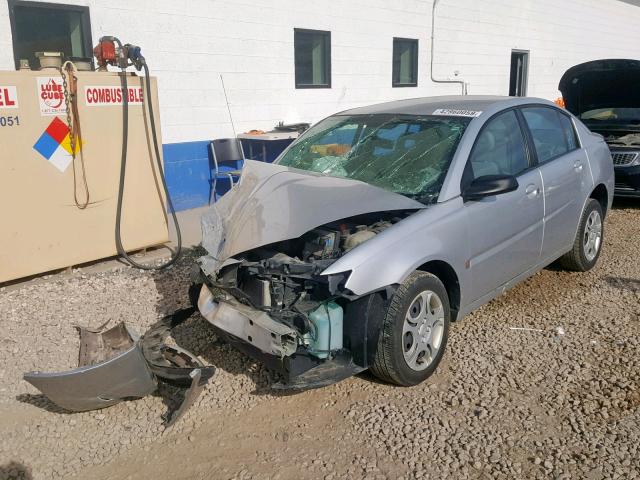 1G8AZ52F64Z225639 - 2004 SATURN ION LEVEL SILVER photo 2