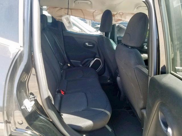 ZACCJAAB3HPF41761 - 2017 JEEP RENEGADE S BLACK photo 6