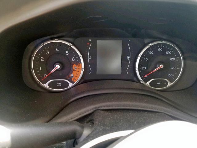 ZACCJAAB3HPF41761 - 2017 JEEP RENEGADE S BLACK photo 8