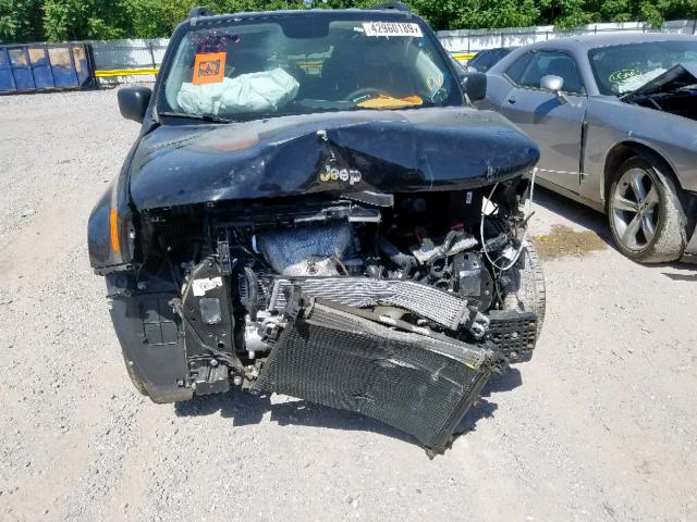 ZACCJAAB3HPF41761 - 2017 JEEP RENEGADE S BLACK photo 9