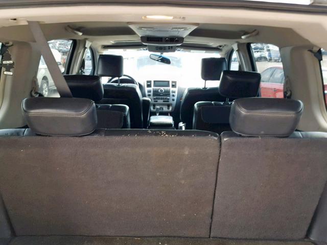 5N3AA08C78N906244 - 2008 INFINITI QX56 SILVER photo 9