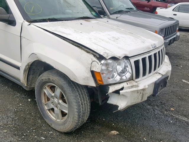 1J8GR48K27C645445 - 2007 JEEP GRAND CHER WHITE photo 9