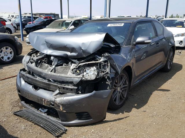 JTKJF5C78D3065491 - 2013 TOYOTA SCION TC 灰色 照片 2