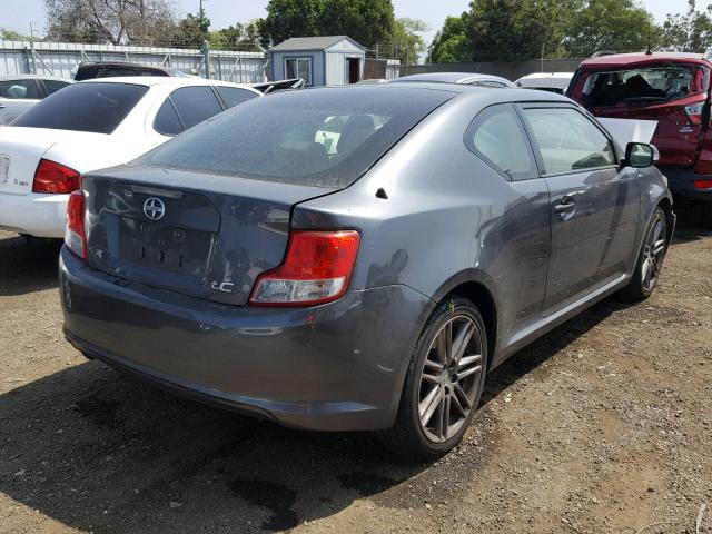 JTKJF5C78D3065491 - 2013 TOYOTA SCION TC 灰色 照片 4