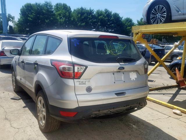 1FMCU0F78HUB47821 - 2017 FORD ESCAPE S SILVER photo 3