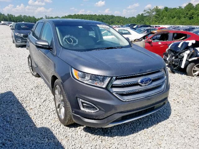 2FMPK3K85JBC30206 - 2018 FORD EDGE TITAN GRAY photo 1